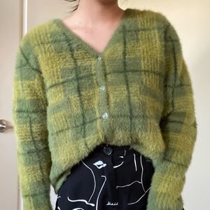 UNIF | Sweaters | Ty Green Cardigan 